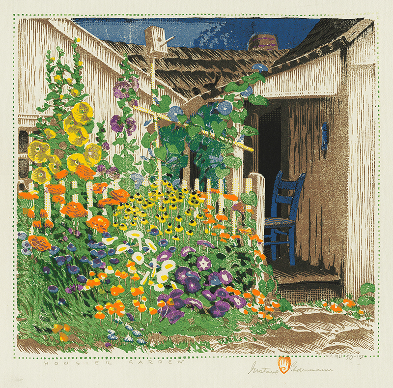 Hoosier Garden by Gustave Baumann