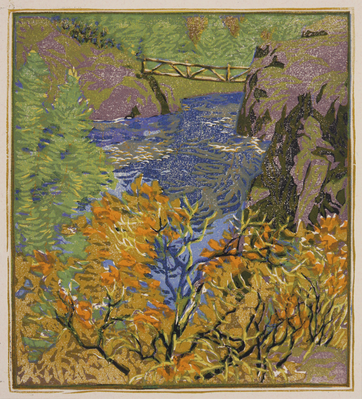 Rio Pecos by Gustave Baumann