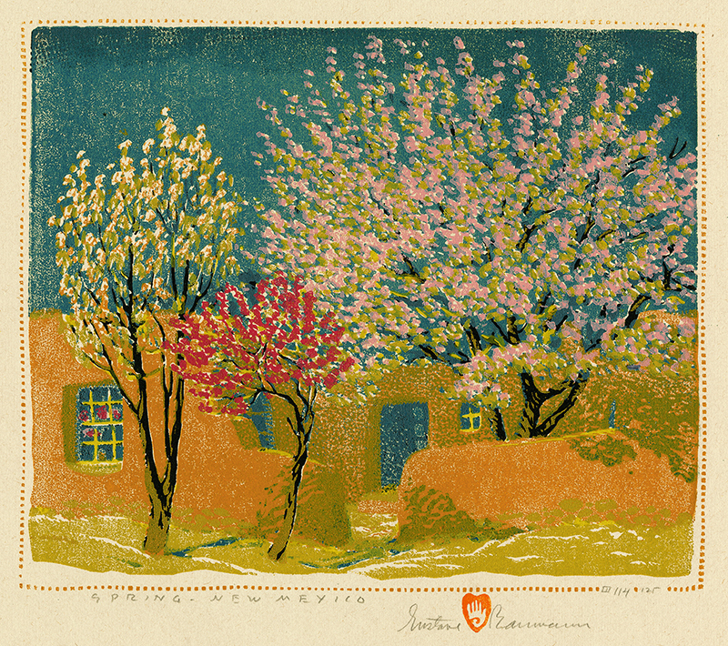 Spring New Mexico by Gustave Baumann