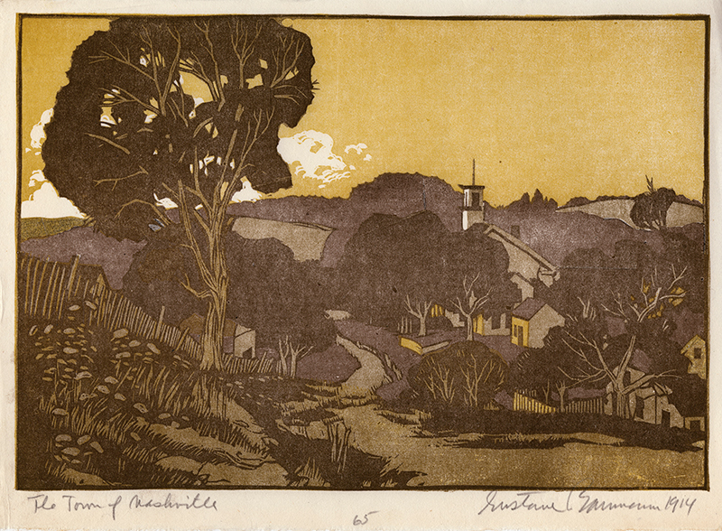 In the Hills o Brown (a portfolio of 12 color woodcuts) by Gustave Baumann