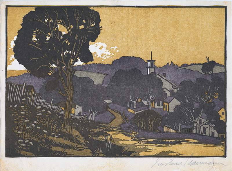 The Town of Nashville, from In The Hills o Brown by Gustave Baumann