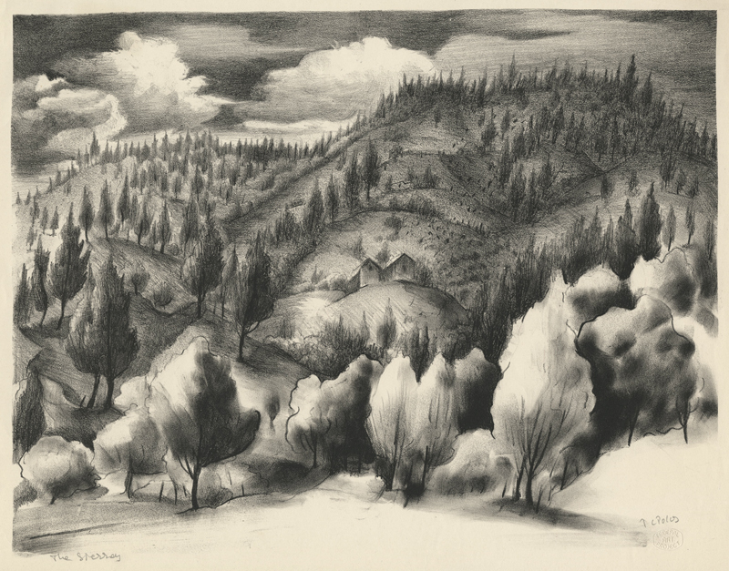 The Sierras (WPA) by Theodore Polos