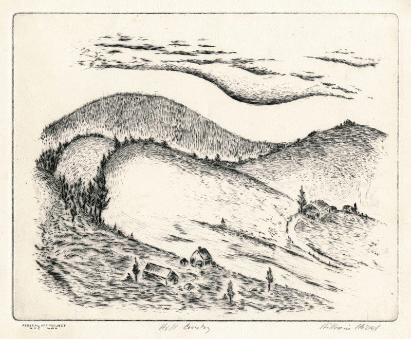 Hill Country (WPA) by William Hicks