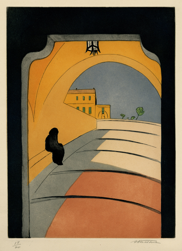 Entrance to Monaco by Augusta Payne Rathbone