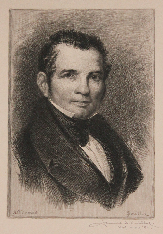 Portrait of Luman Reed - after Asher B. Durand by James David Smillie