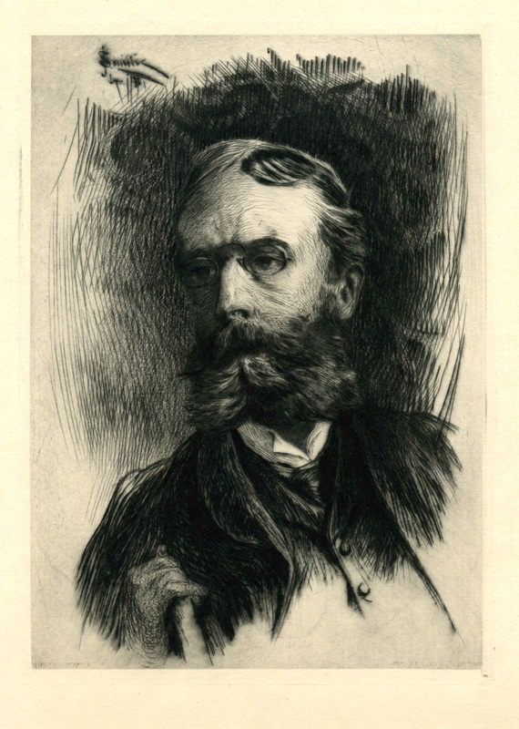 Portrait Sketch of George H. Smillie by James David Smillie