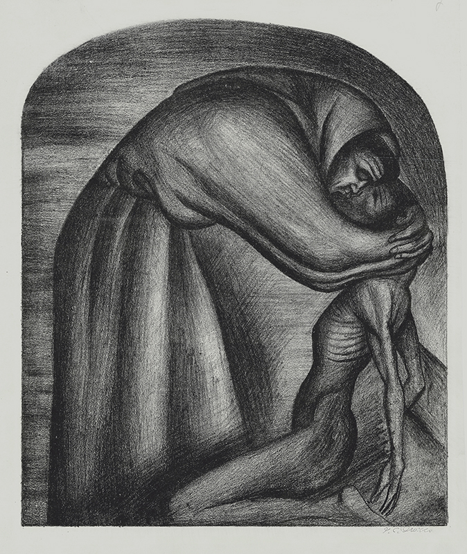 The Franciscan and the Indian  (aka: Franciscano; El Fraile y el Indio; The Franciscan) by Jose Clemente Orozco