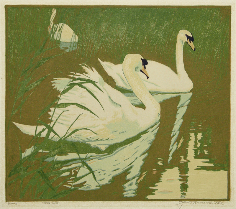 Swans by Jessie Arms Botke