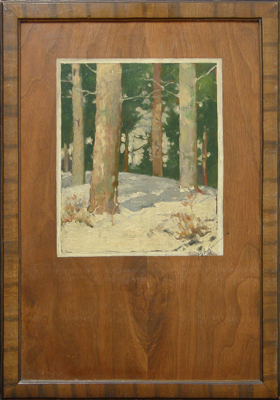 (Winter Woods) by Reinhold H. Palenske