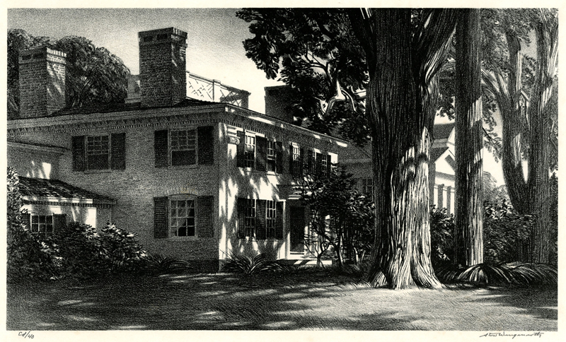 The Governors House (Wiscasset, Maine) by Stow Wengenroth