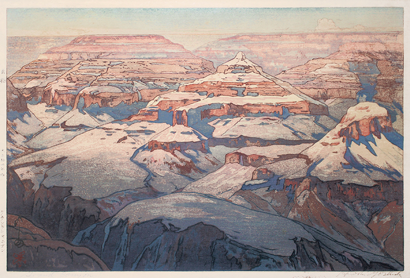 Grand Canyon - from the United States Series by Hiroshi Yoshida