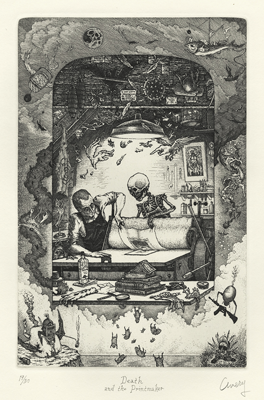 Death and the Printmaker by David Avery
