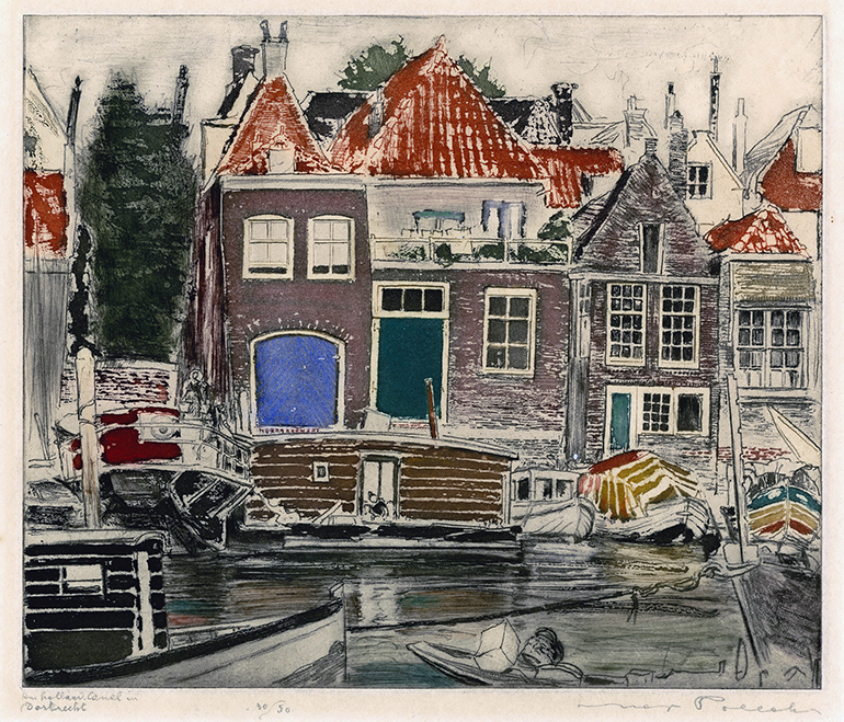 Holland Canal in Dordrecht by Max Pollak