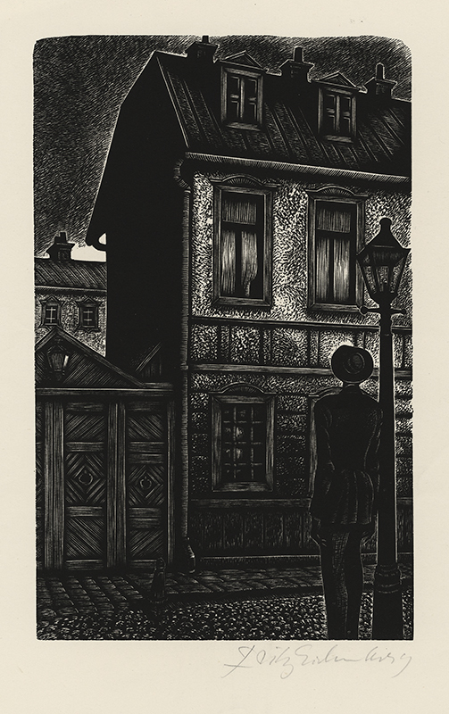Peeping Tom - from The Idiot by Dostoevsky by Fritz Eichenberg