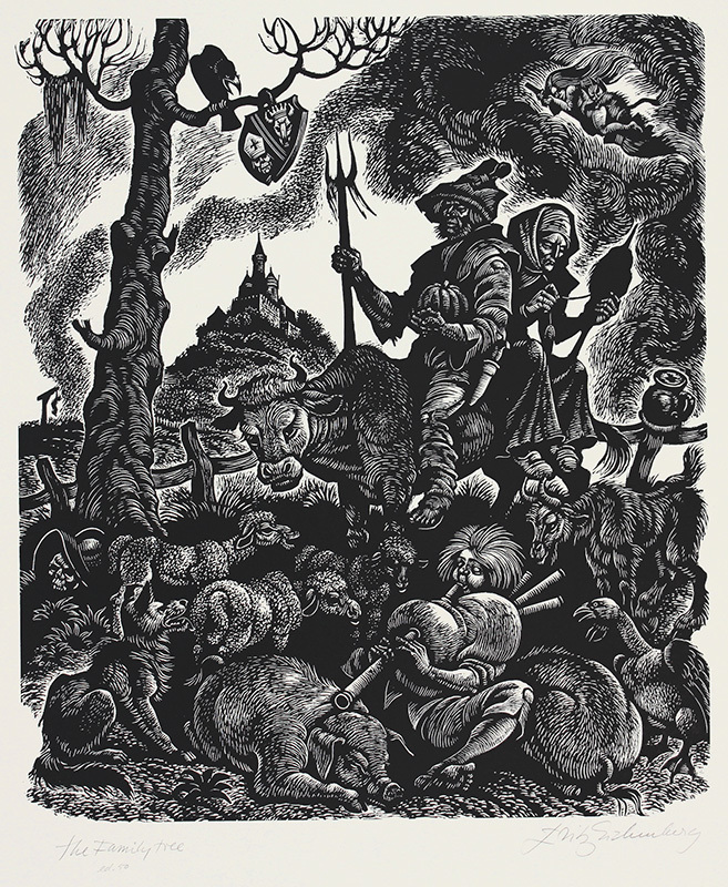 The Family Tree by Fritz Eichenberg