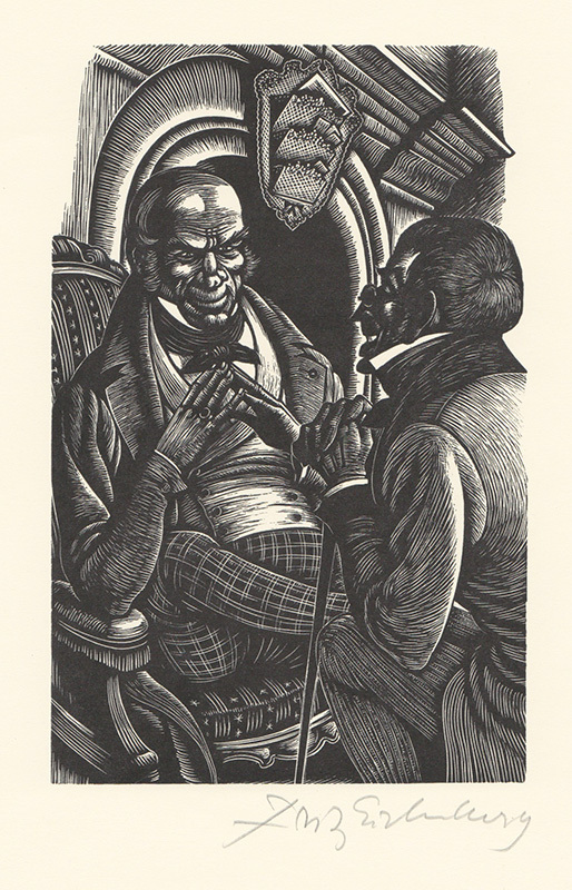 (The Purloined Letter)(Tales of Edgar Allan Poe) by Fritz Eichenberg