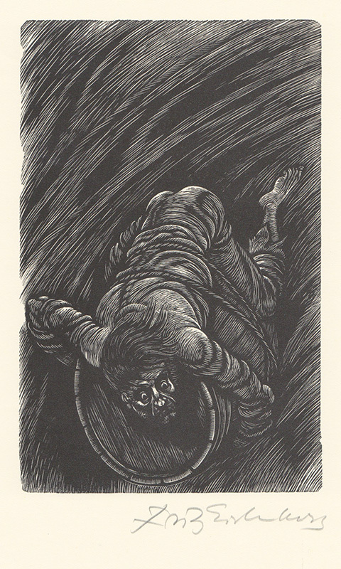 (A Descent into the Maelstrom)(Tales of Edgar Allan Poe) by Fritz Eichenberg