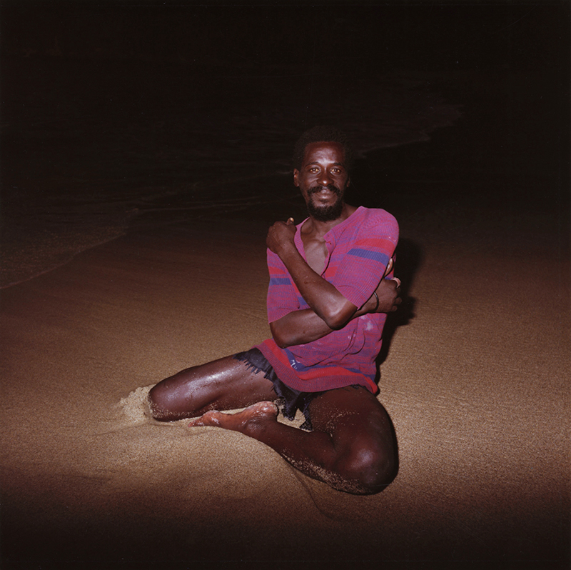 Untitled (Man on beach) - from Tobago, West Indies by Carol Fisher