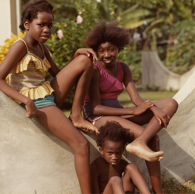Untitled (Seated children) from Tobago, West Indies by Carol Fisher