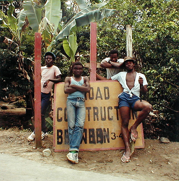 Four Men from Tobago, West Indies by Carol Fisher