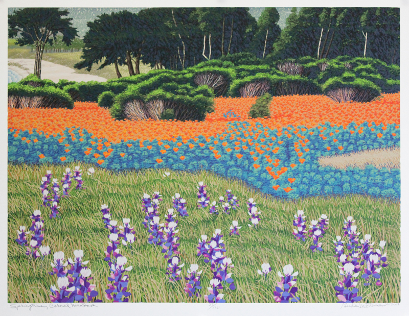 Springtime, Carmel Meadows by Gordon Louis Mortensen
