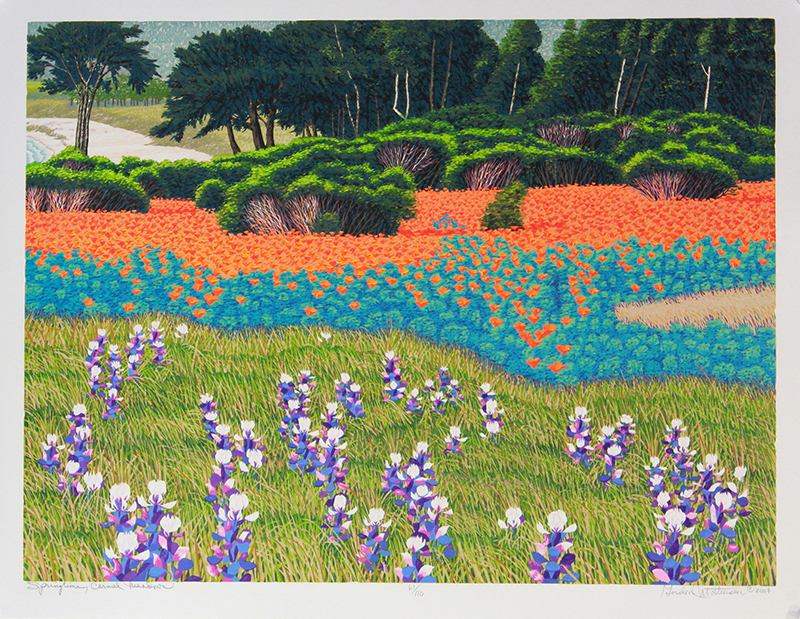 Springtime, Carmel Meadows by Gordon Louis Mortensen