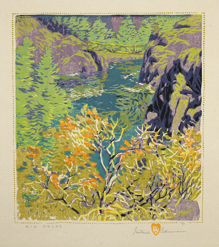 Rio Pecos by Gustave Baumann