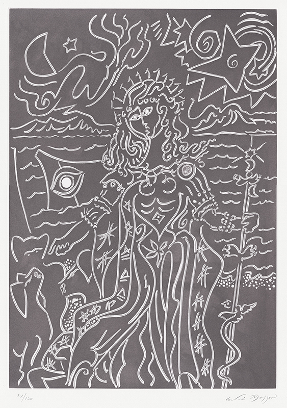 Circe - Pl. V from the LOdysse portfolio by Andre Masson