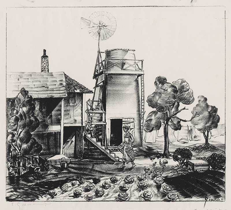 Effies Place (a.k.a. Harvest on the Farm) by Elizabeth de Gebele Ginno