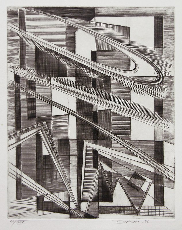 Chaos of the City by Werner Drewes