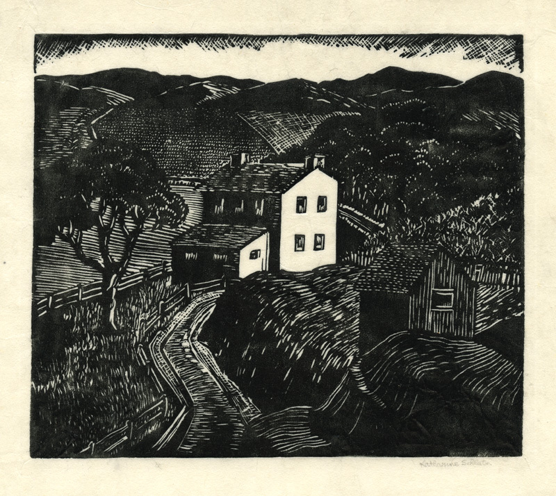 Untitled (farmhouse) by Katherine Schlater