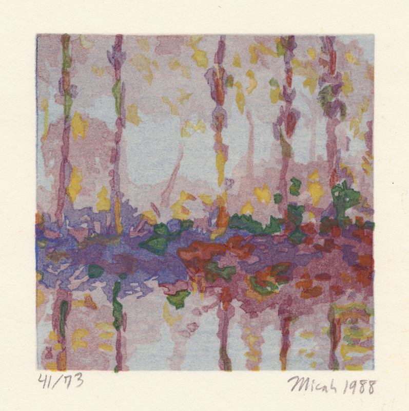 Homage to Monet - Seven Fragments of Compositions by Claude Monet by Micah Schwaberow