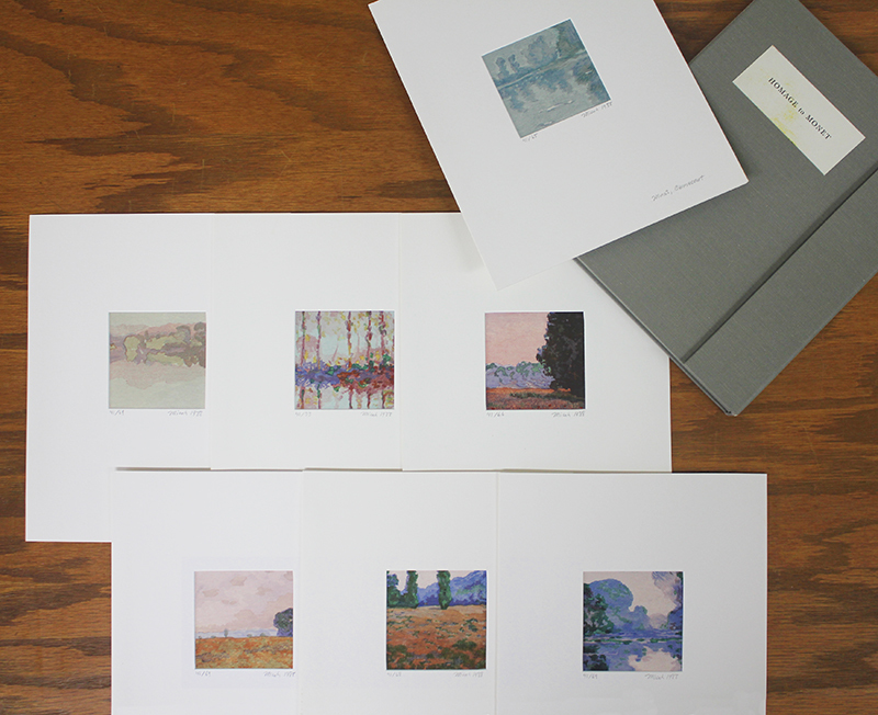 Homage to Monet - Seven Fragments of Compositions by Claude Monet by Micah Schwaberow