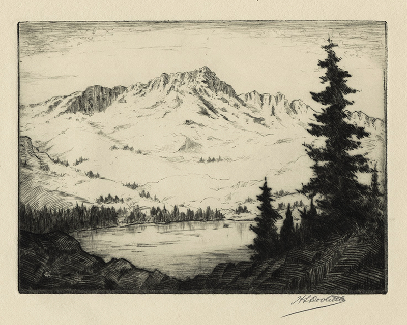(High Sierra Lake) by Harold Doolittle