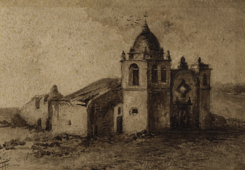 San Carlos Borromeo de Carmelo Mission by Alfred V. Farnsworth