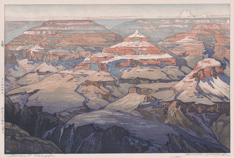 The Grand Canyon (from the United States Series) by Hiroshi Yoshida