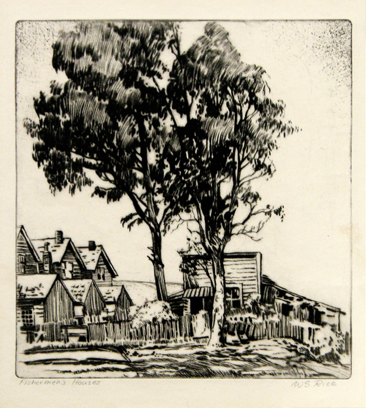 Fishermens Houses by William Seltzer Rice