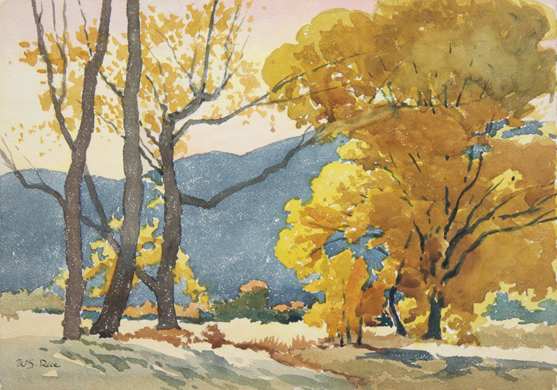 Cottonwoods-Carson by William Seltzer Rice