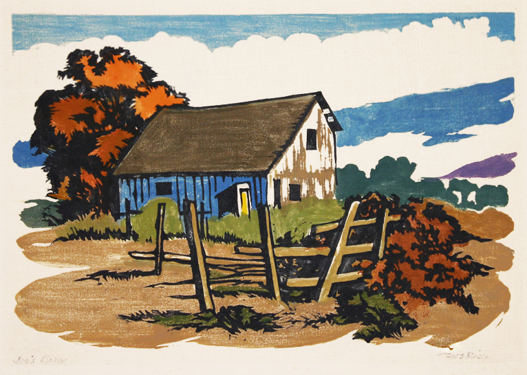 Joes Barn by William Seltzer Rice