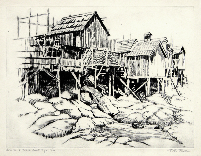 Chinese Fisheries - Monterey by William Seltzer Rice