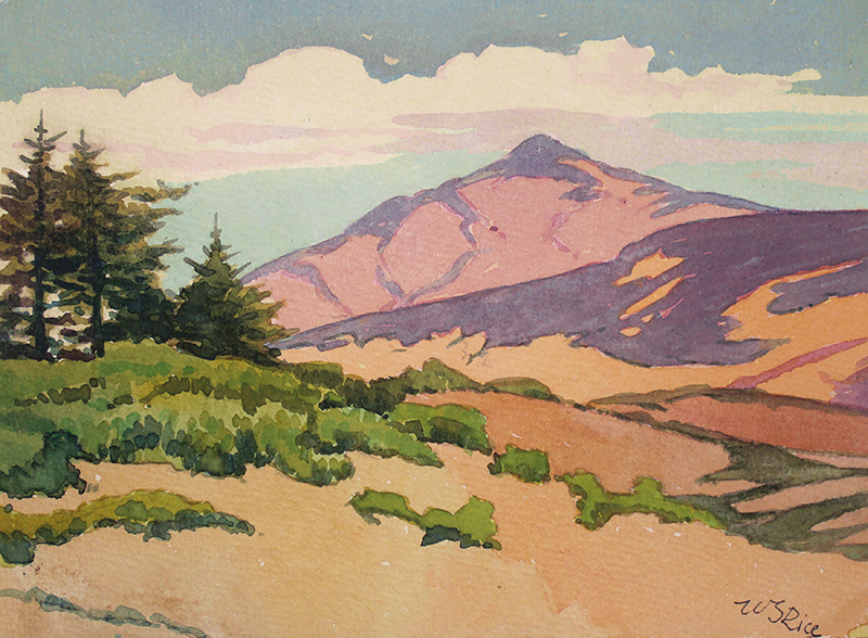 (Mt. Tamalpais, Marin County) by William Seltzer Rice
