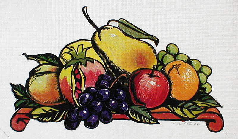 Fruit Piece by William Seltzer Rice