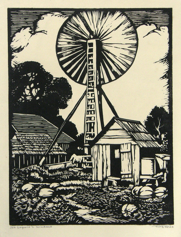 Joe Legorios Windmill by William Seltzer Rice