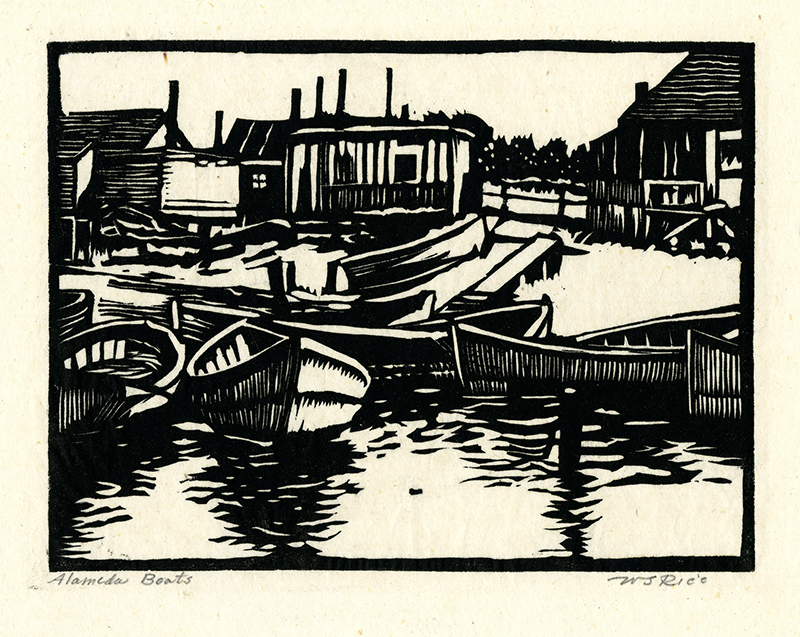Alameda Boats by William Seltzer Rice
