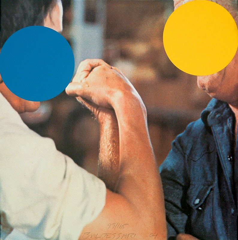 Two Opponents (Blue & Yellow) by John Baldessari