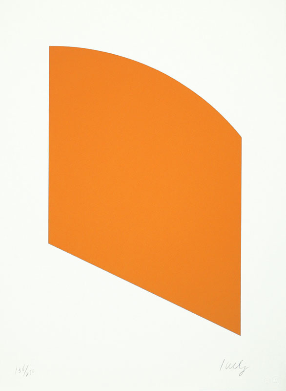 Orange (Curve) by Ellsworth Kelly