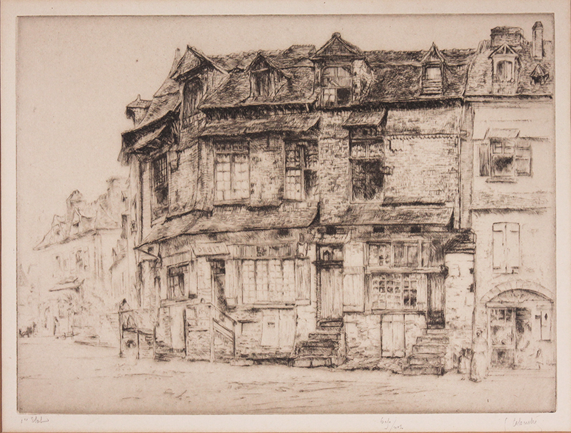 La Grande Maison, A Vitre (The Great House at Vitre) by Gustave Leheutre
