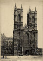 Westminster Abbey, West Front by Arthur James Dudley