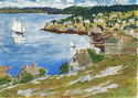 East Boothbay Harbor, Maine - circa 1900 by Tom Cox