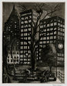 City Lights (Madison Square Park) aka: Madison Square Garden by Ernest Fiene